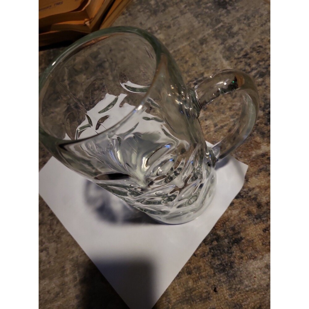 Vintage 1964 Hofbrauhaus Munchen 1L Glass Beer Stein Mug Rastal Germany Dimpled - Picture 7 of 9